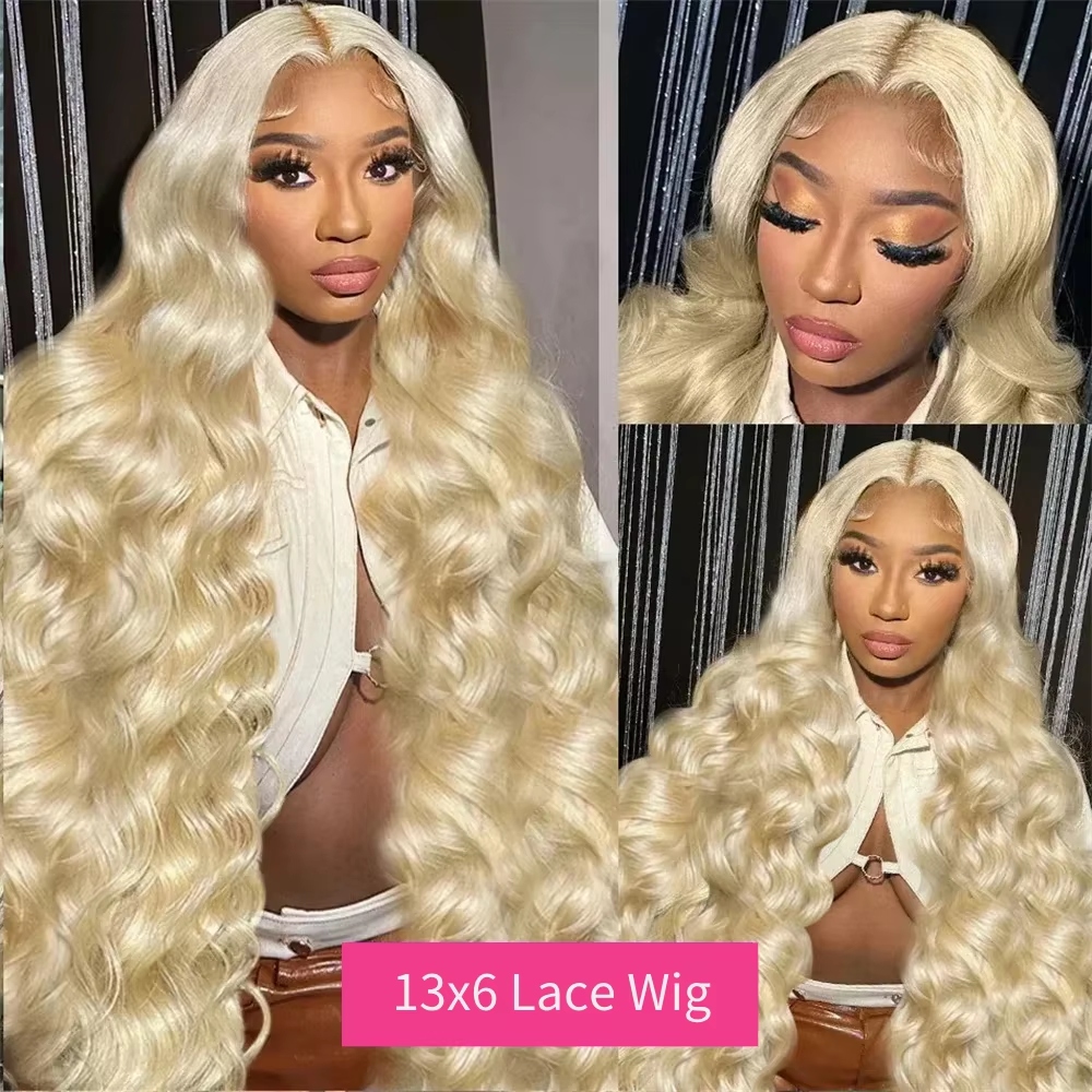 613 Blonde Body Wave 13x4 HD L - 613 Blonde Body Wave Lace Front Wig 评论和价格