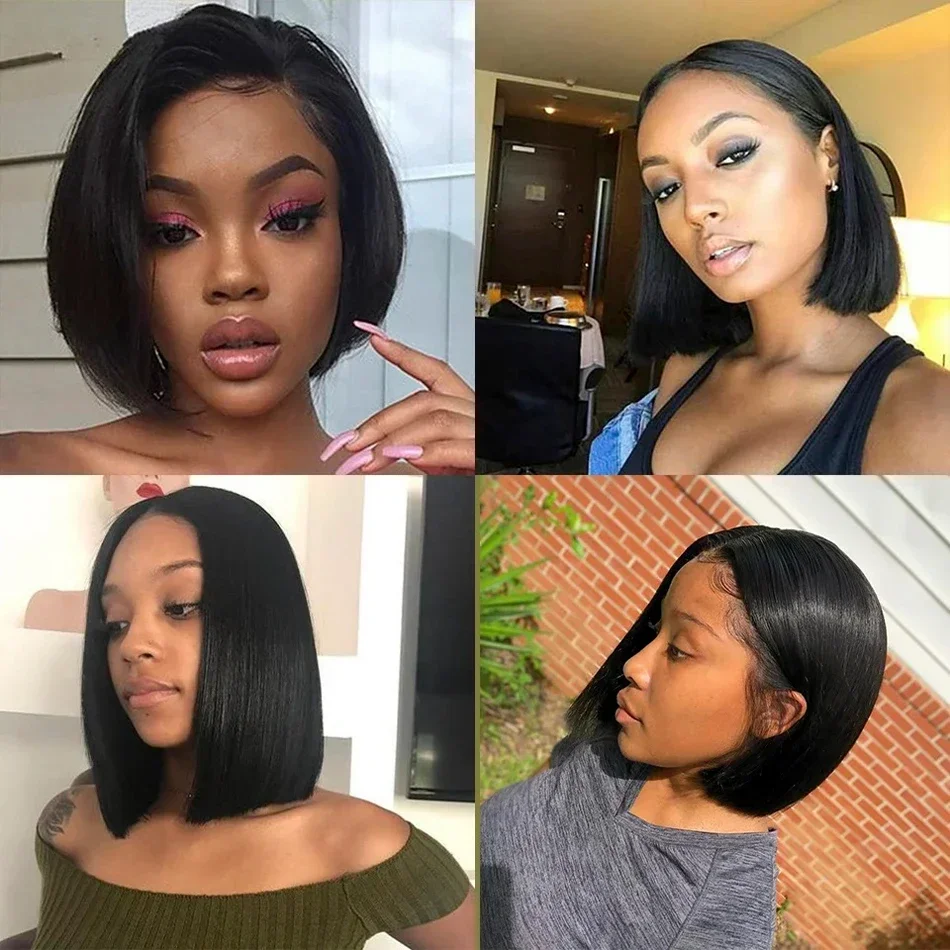 2026 NEW Bob Wig Frontal Lace  - Glueless Wear And Go Human Hair Wig 评论和价格