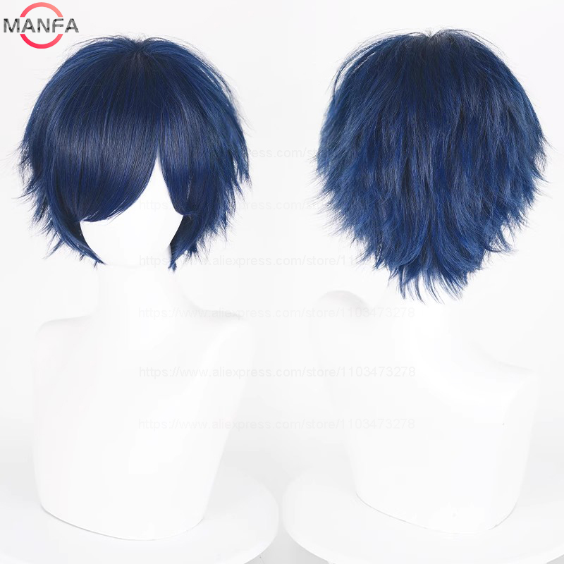 Anime 30cm Short Straight Cosp - Synthetic Braided Wigs For Black Women 评论和价格