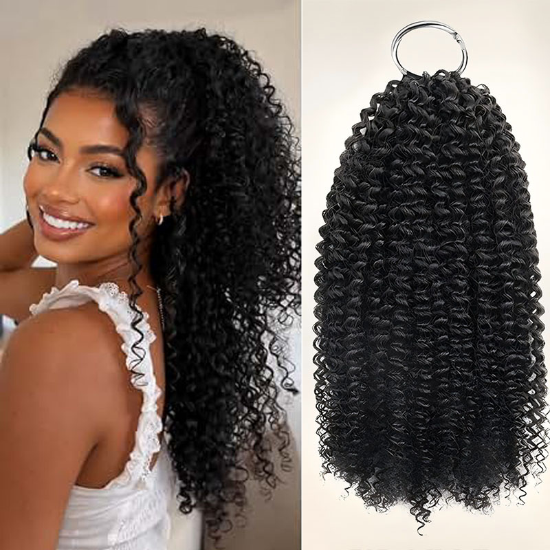 Jerry Curly Human Crochet Hair - Hair Bundles 评论和价格