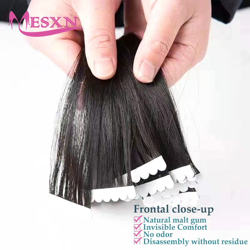 Mini Straight Tape In Human Ha - Invisible Tape In Extensions Real Hair 评论和价格