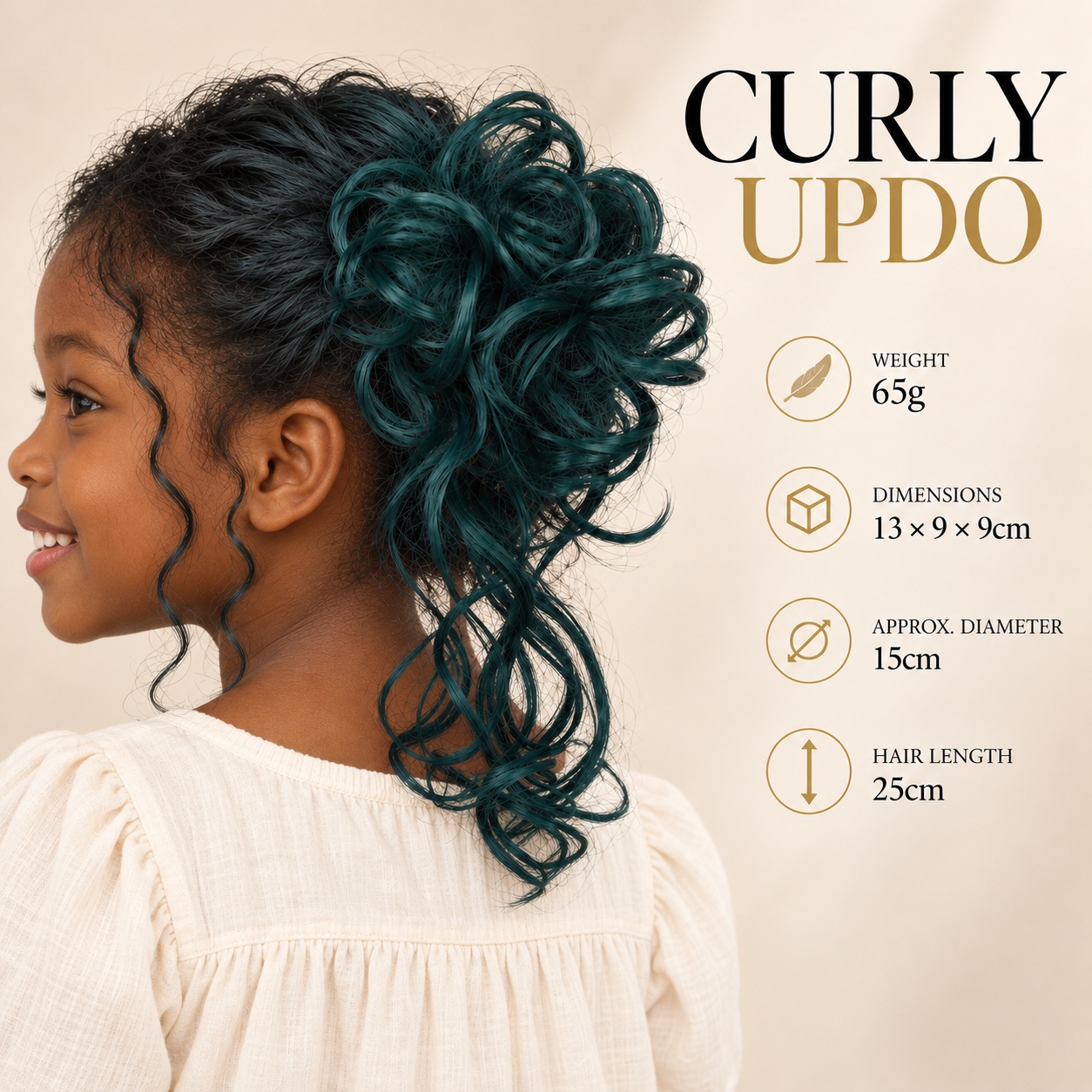 Curly Bun Hairpiece Claw Clip  - Claw Clip Messy Bun Hair Piece 评论和价格